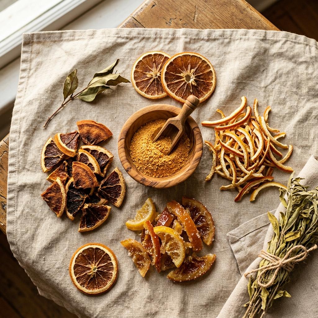 Organic Dried Citrus Peels